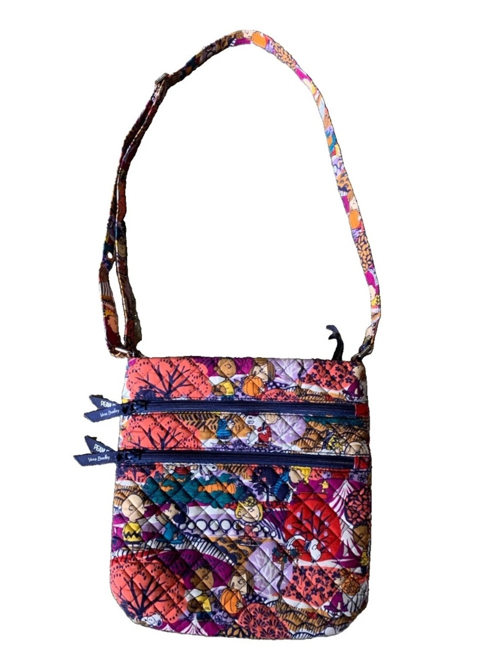 Vera Bradley Snoopy Peanuts Fall Quilted Crossbody Bag